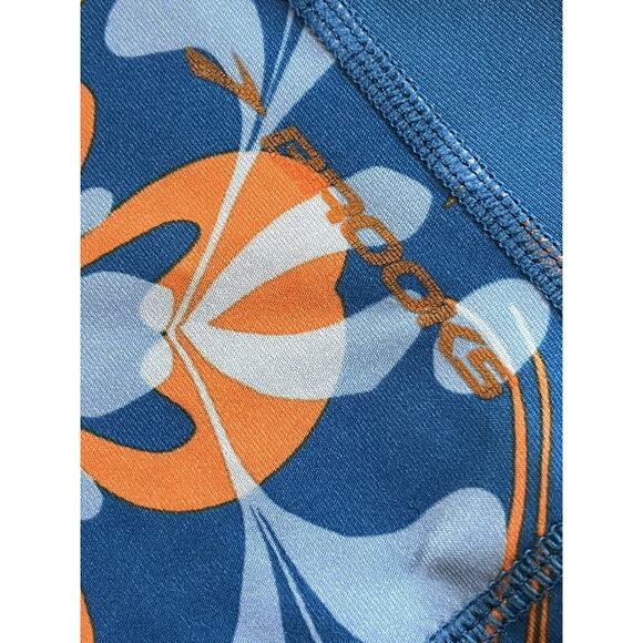 Brooks Blue Orange Floral Racerback Sports Tank Top Women’s Size Small - Picture 11 of 11